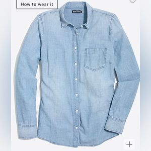 J. Crew Mercantile Chambray Shirt in Signature Fit